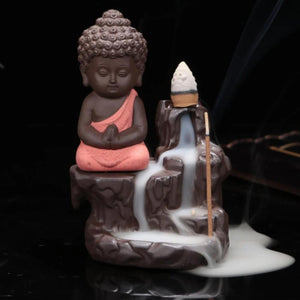 Mystic Monk Down Flow Draft Incense Burner (6 Colors)