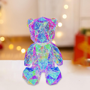 "Galaxy Crystal Bear" Luminous Lights Up