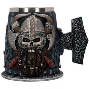 Viking Pirate Captain Skull Coffee Beer Mug