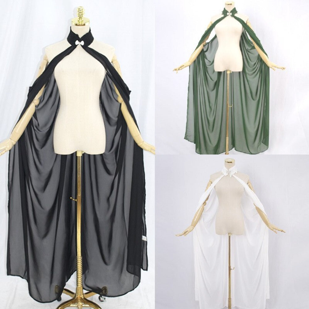 Medieval Witch Wizard Cape Cloak (6 Colors) One Size Fit Most