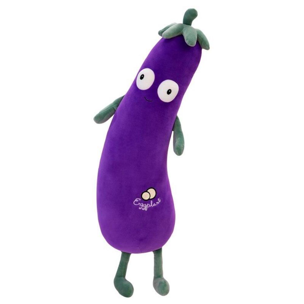 Cute Eggplant Pillow Plush Cushion Stuffed Toys (3 Sizes)