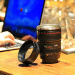 Camera Lens Coffee Mug (Black & White)