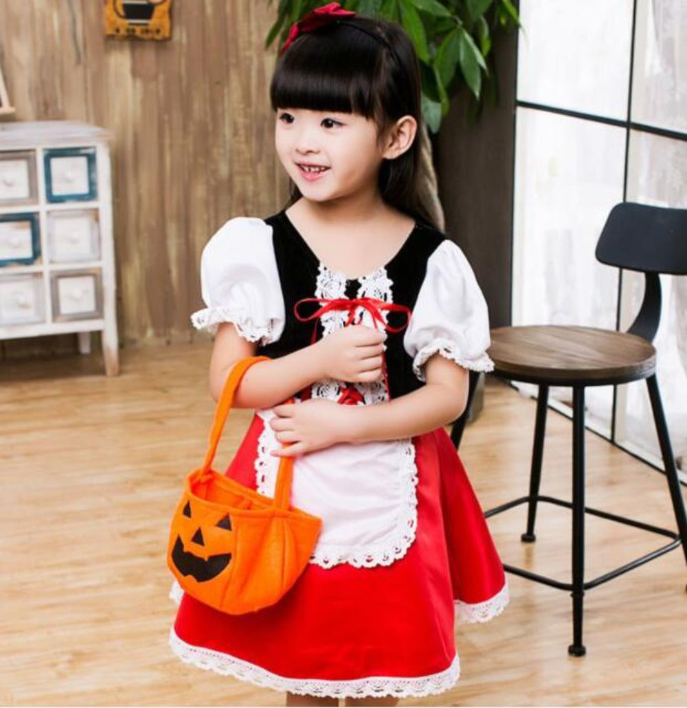 Little Red Riding Hood Costume Set for Girls (7 Sizes)