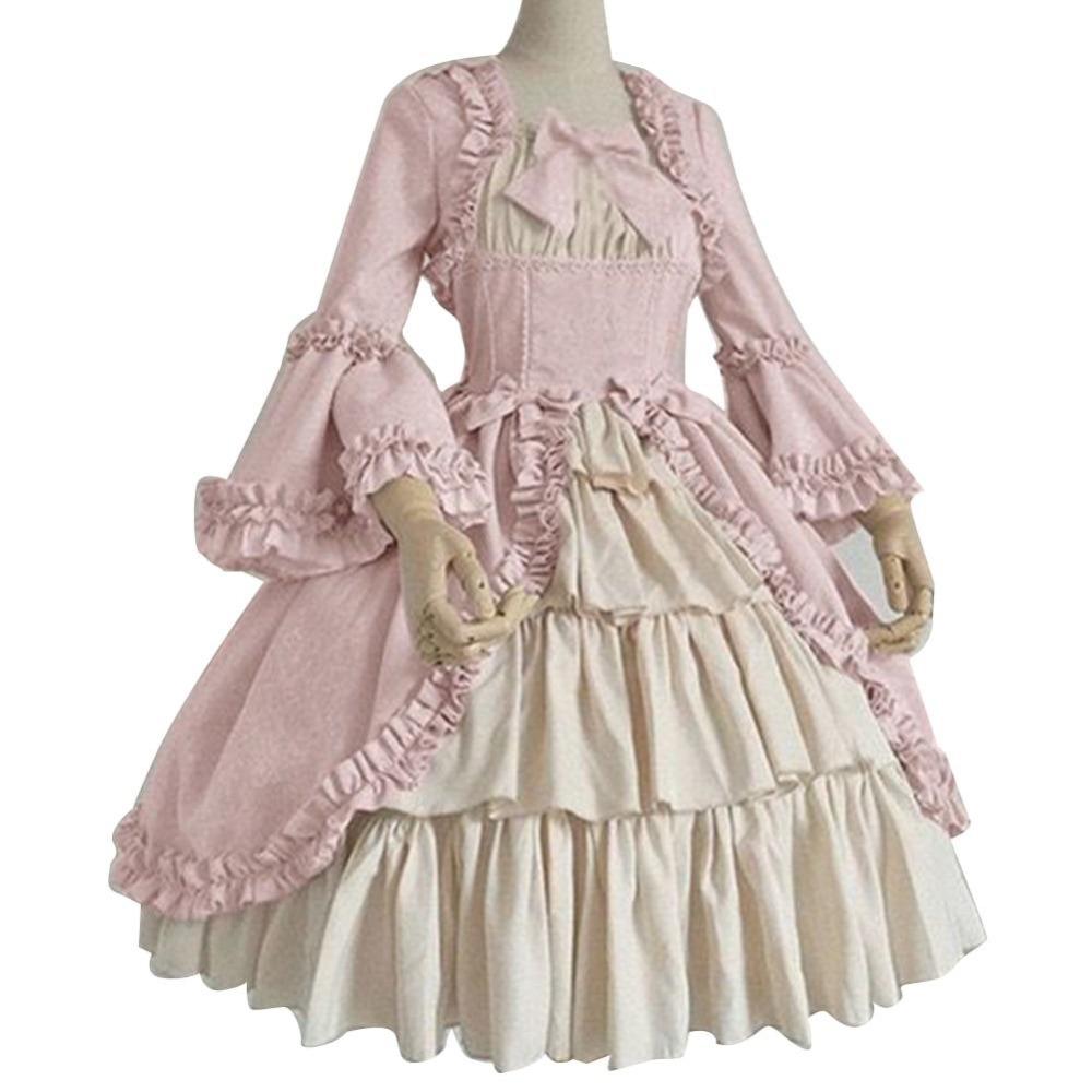 Renaissance Masquerade Queen Ball Dress (4 Colors) S-2XL