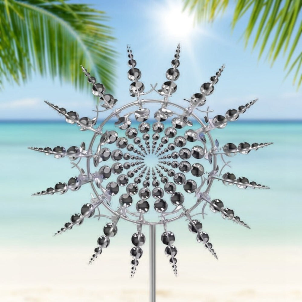 Magical Windmill Metal Spinner Yard Décor (4 Colors)