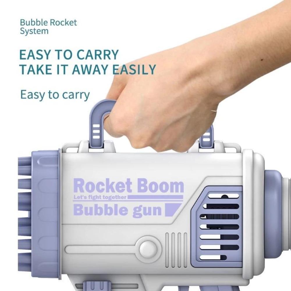 Bazooka Bubble Rocket Gun (3 Colors & 2 Styles) 44 or 64 Holes