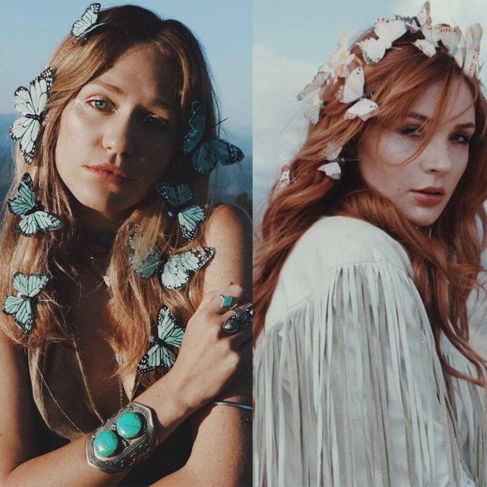 Butterfly Fairy Hair Clip or Headband (32 Styles)