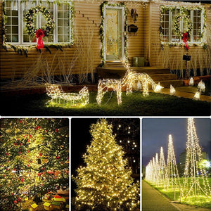 Solar Outdoor Garland Fairy String Lights (6 Colors) 3M-31M