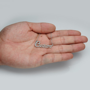 Custom Laser Cut Name Necklace (Variant 1)