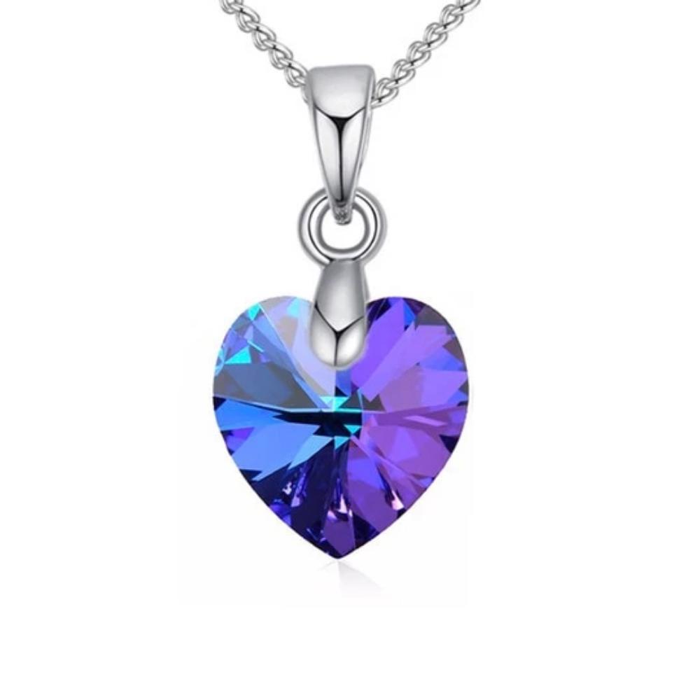 Mini Swarovski® Crystal Heart Pendant Necklace (16 Styles)