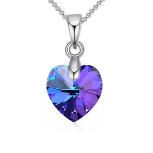 Mini Swarovski® Crystal Heart Pendant Necklace (16 Styles)