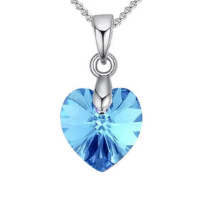 Mini Swarovski® Crystal Heart Pendant Necklace (16 Styles)