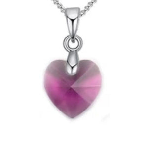 Mini Swarovski® Crystal Heart Pendant Necklace (16 Styles)