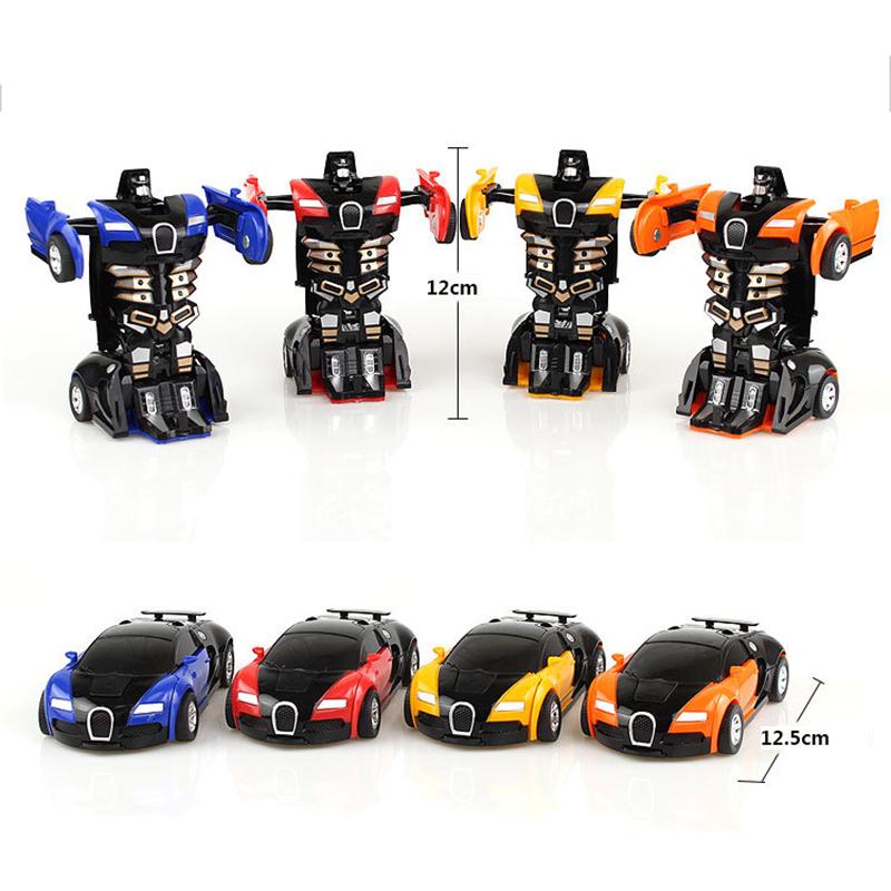Gesture Sensing Remote Control Robot One Button Transformation Car Toy (15 Styles) New Colors
