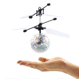 Gesture Sensing Quad-copter Induction Heli Sphere