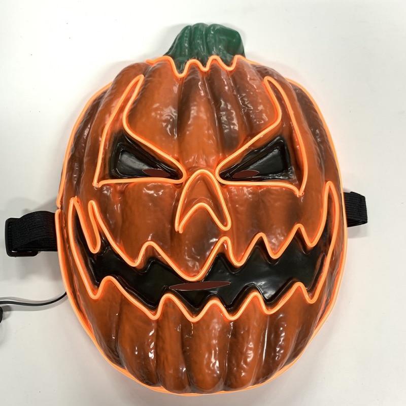 Pumpkin LED Purge Halloween Mask