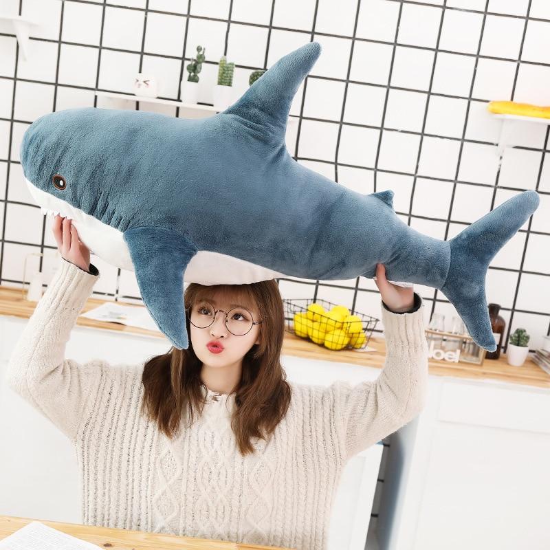 Shark Pillow Plush 3D Stuffed Animal (3 Sizes)