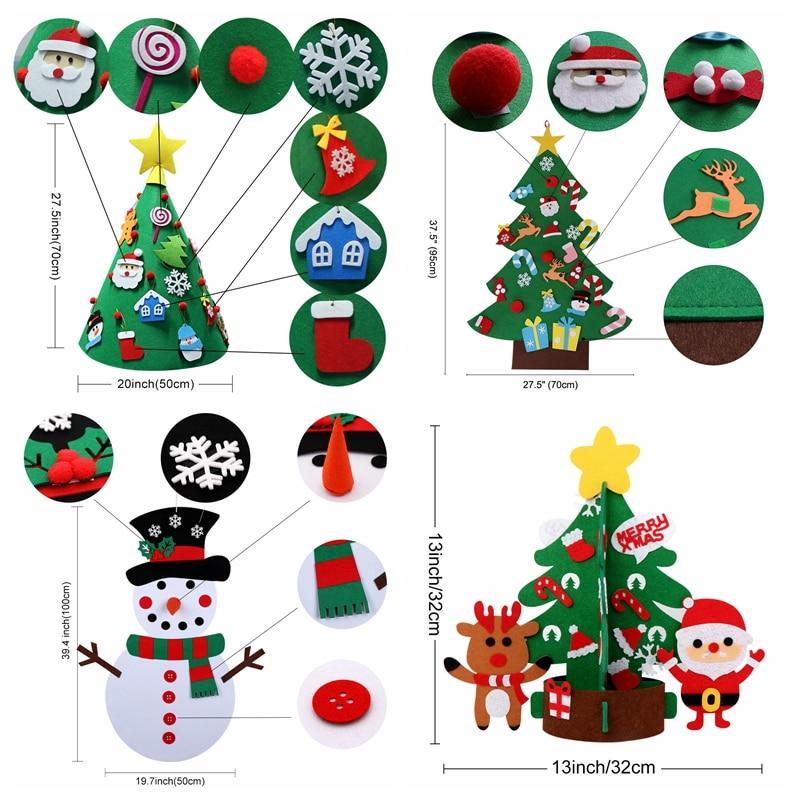 DIY 3D Felt Christmas Tree (7 Designs) Free Promotion