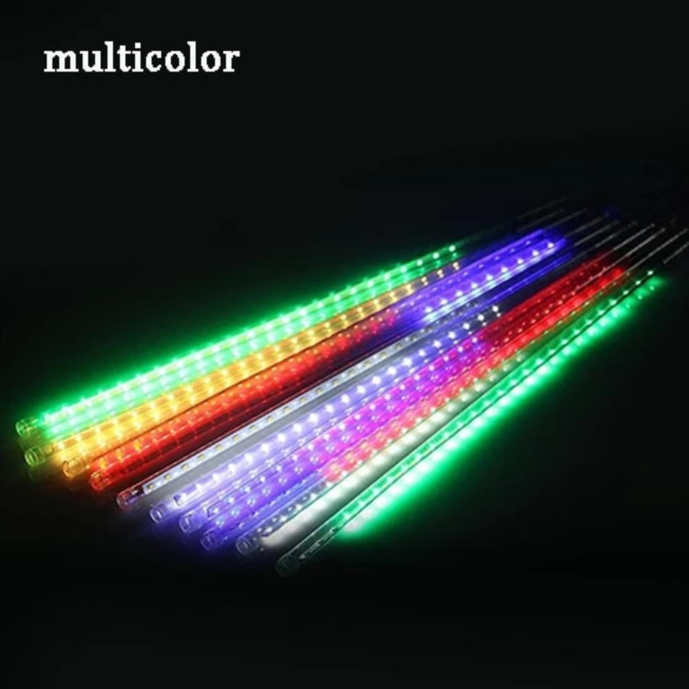 Snowfall LED Lights (3 Sizes) White, Blue or Multi-color [US or EU Plug]