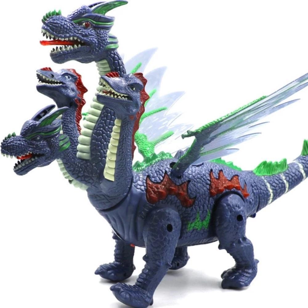 Electronic LED Walking Hydra Dinosaur Dragon Lays Eggs (Red or Blue)