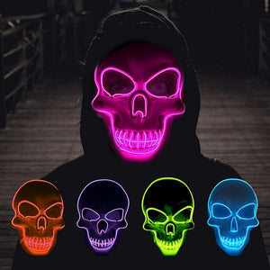 LED Purge Skull Halloween Mask (5 Colors)