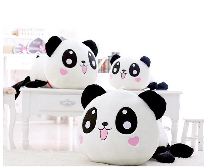 Kawaii Panda Pillow Plush 3D Stuffed Animal (4 Variants) 45 or 55cm