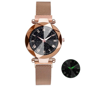Luxury Starry Sky Women's Watch Stainless Steel Magnetic Band  (18 Colors)