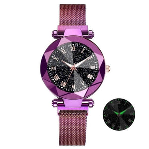 Luxury Starry Sky Women's Watch Stainless Steel Magnetic Band  (18 Colors)