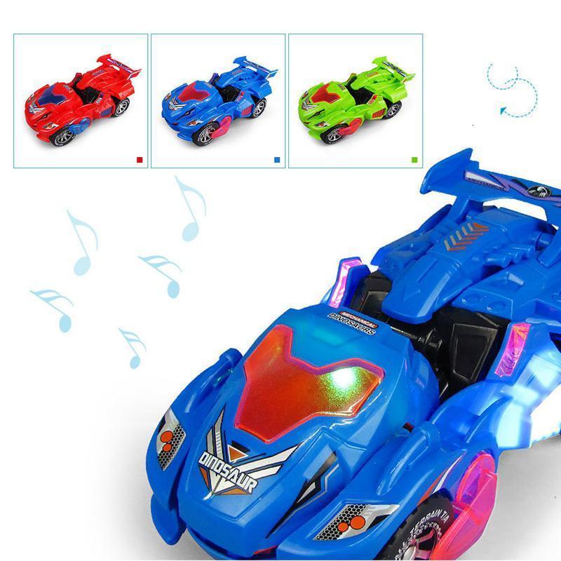 LED Dinosaur Transformation Car Toy (Random Color)