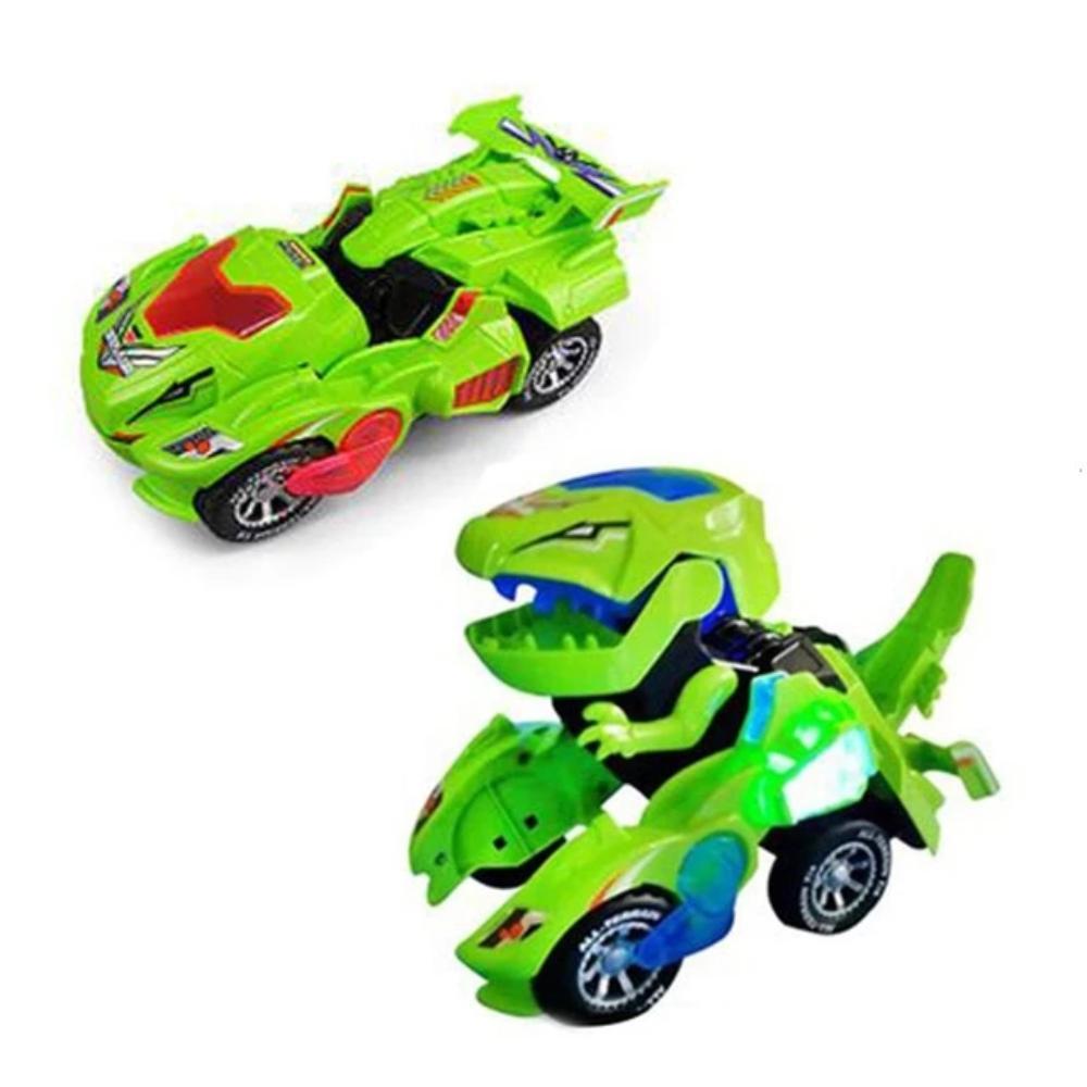 LED Dinosaur Transformation Car Toy (Random Color)