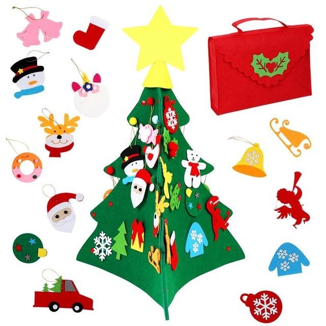 DIY 3D Felt Christmas Tree (7 Designs) Free Promotion