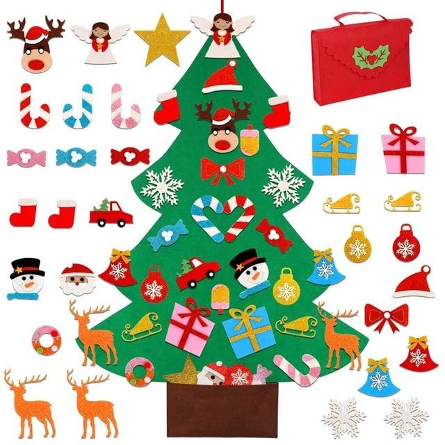 DIY 3D Felt Christmas Tree (7 Designs) Free Promotion