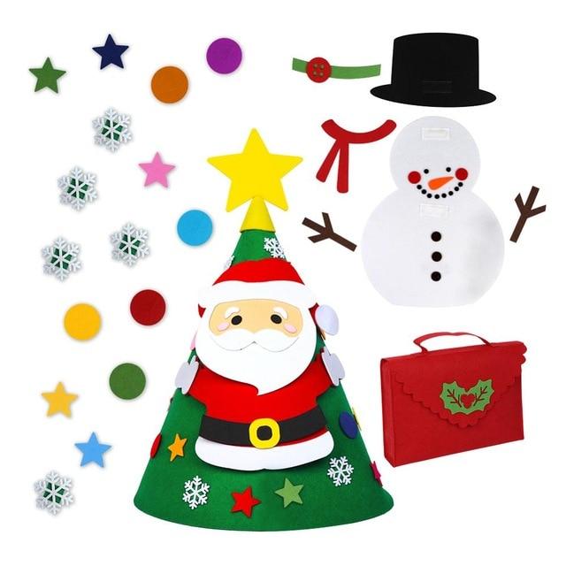 DIY 3D Felt Christmas Tree (7 Designs) Free Promotion