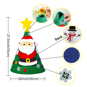 DIY 3D Felt Christmas Tree (7 Designs) Free Promotion