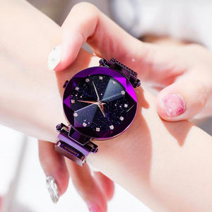 Luxury Starry Sky Women's Watch Stainless Steel Magnetic Band  (18 Colors)