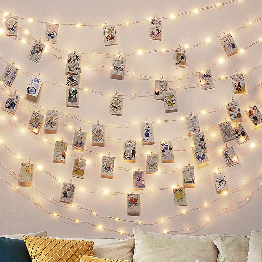 LED Indoor Photo Fairy Copper Lights Kit (3 Sizes)