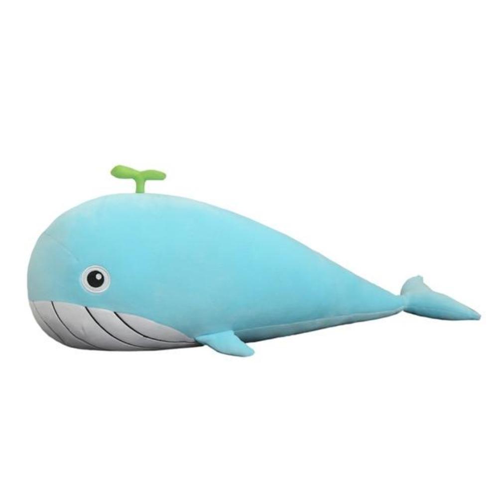 Kawaii Whale Pillow Plush 3D Stuffed Animal (4 Sizes) 3 Colors