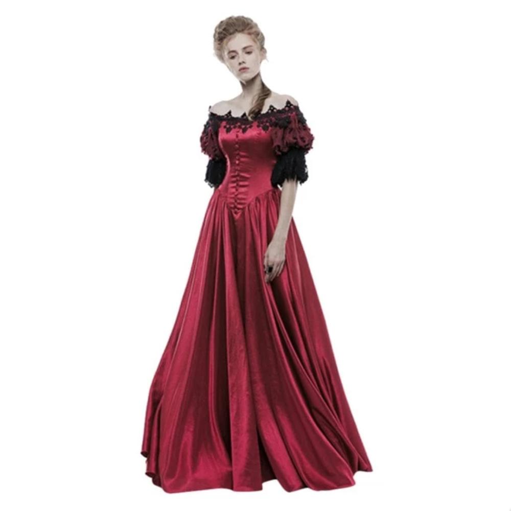 Darkest Night Victorian Renaissance Dress Costume (2 Colors)