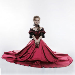 Darkest Night Victorian Renaissance Dress Costume (2 Colors)