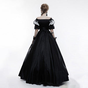 Darkest Night Victorian Renaissance Dress Costume (2 Colors)