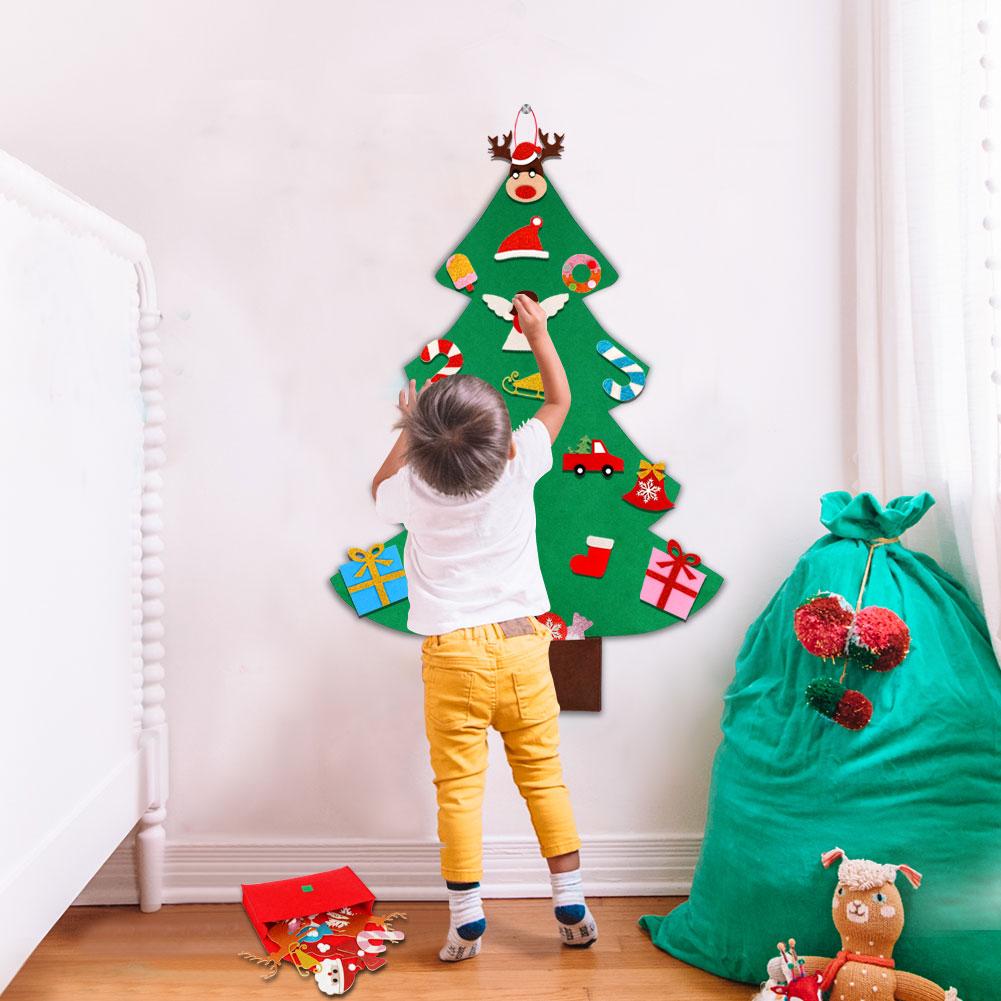 DIY 3D Felt Christmas Tree (5 Designs)
