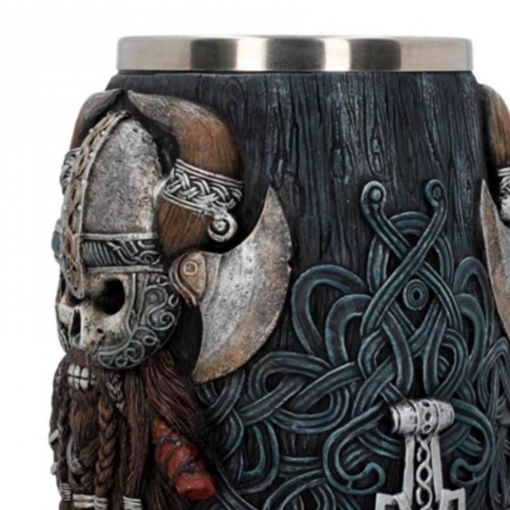 Viking Pirate Captain Skull Coffee Beer Mug