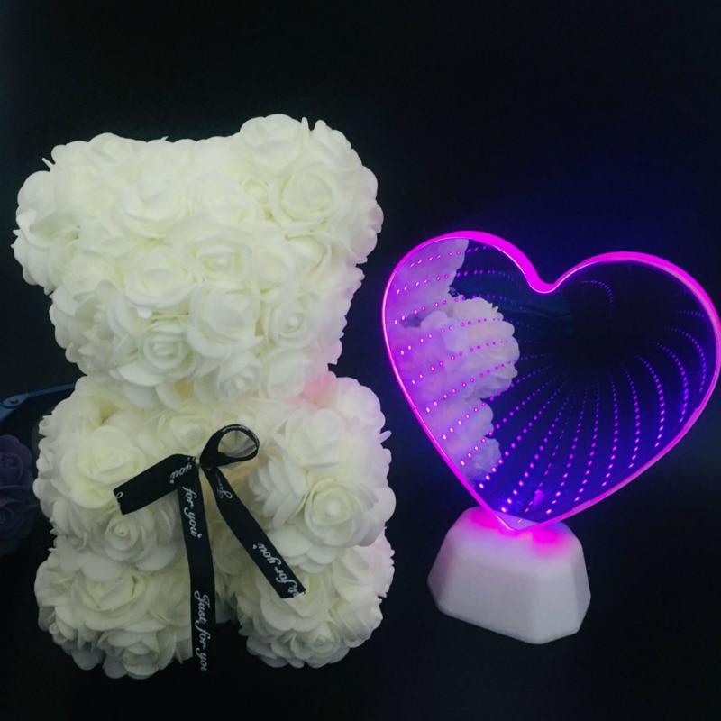 3D Infinity Mirror Tunnel Lamp (11 Designs) Heart, Unicorn, Mermaid, Moon, Star +