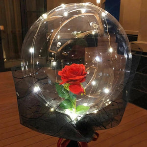 DIY Rose Balloon Bouquet Kit w/LED Fairy Lights
