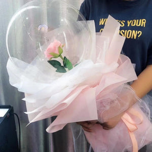 DIY Rose Balloon Bouquet Kit w/LED Fairy Lights