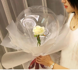 DIY Rose Balloon Bouquet Kit w/LED Fairy Lights