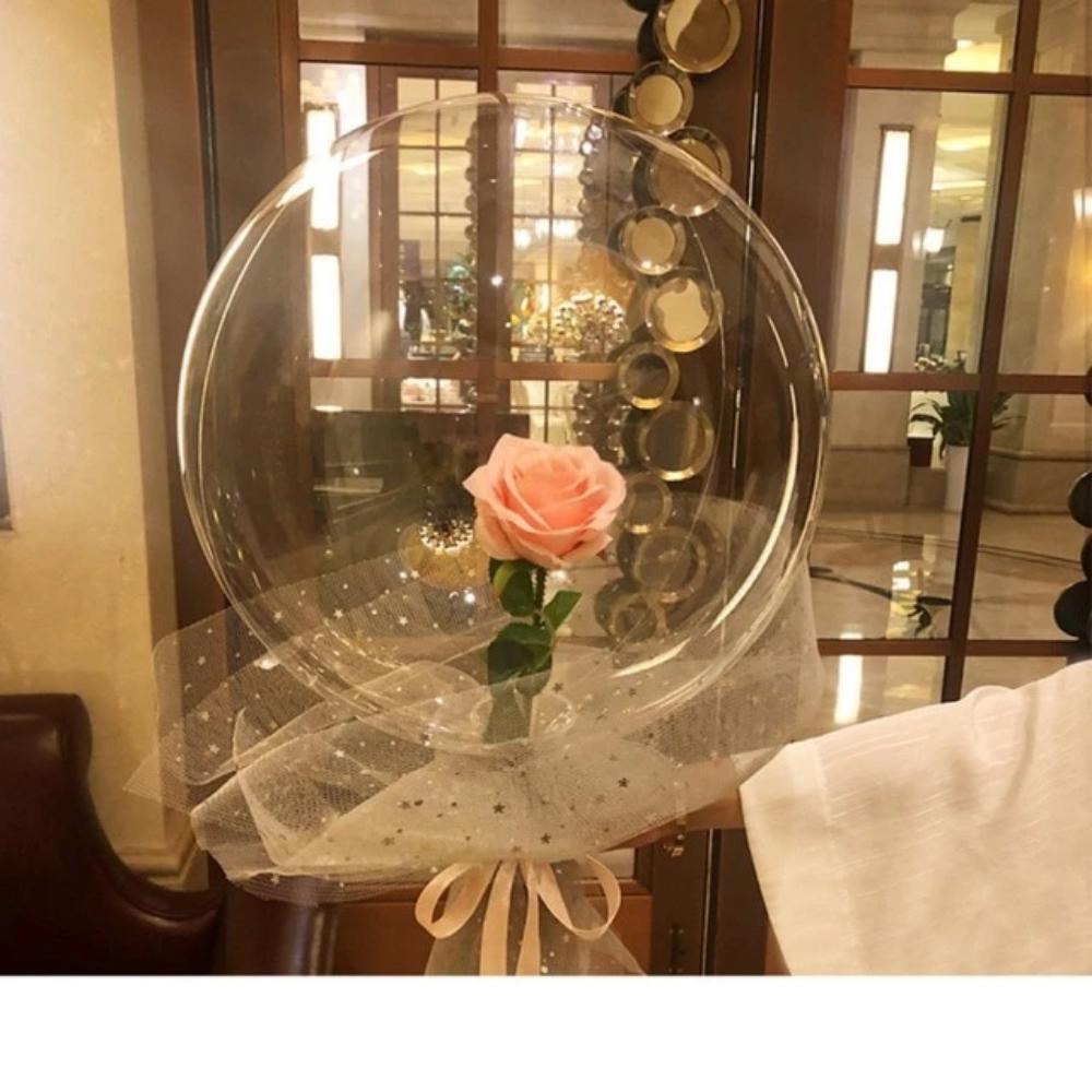 DIY Rose Balloon Bouquet Kit w/LED Fairy Lights