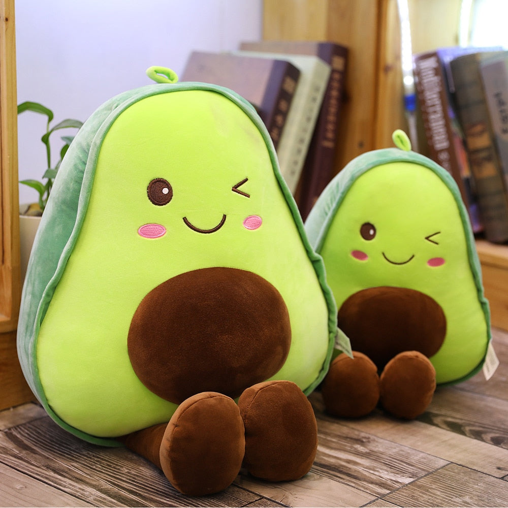 Avocado Pillow Plush 3D Stuffed Animal (4 Sizes)