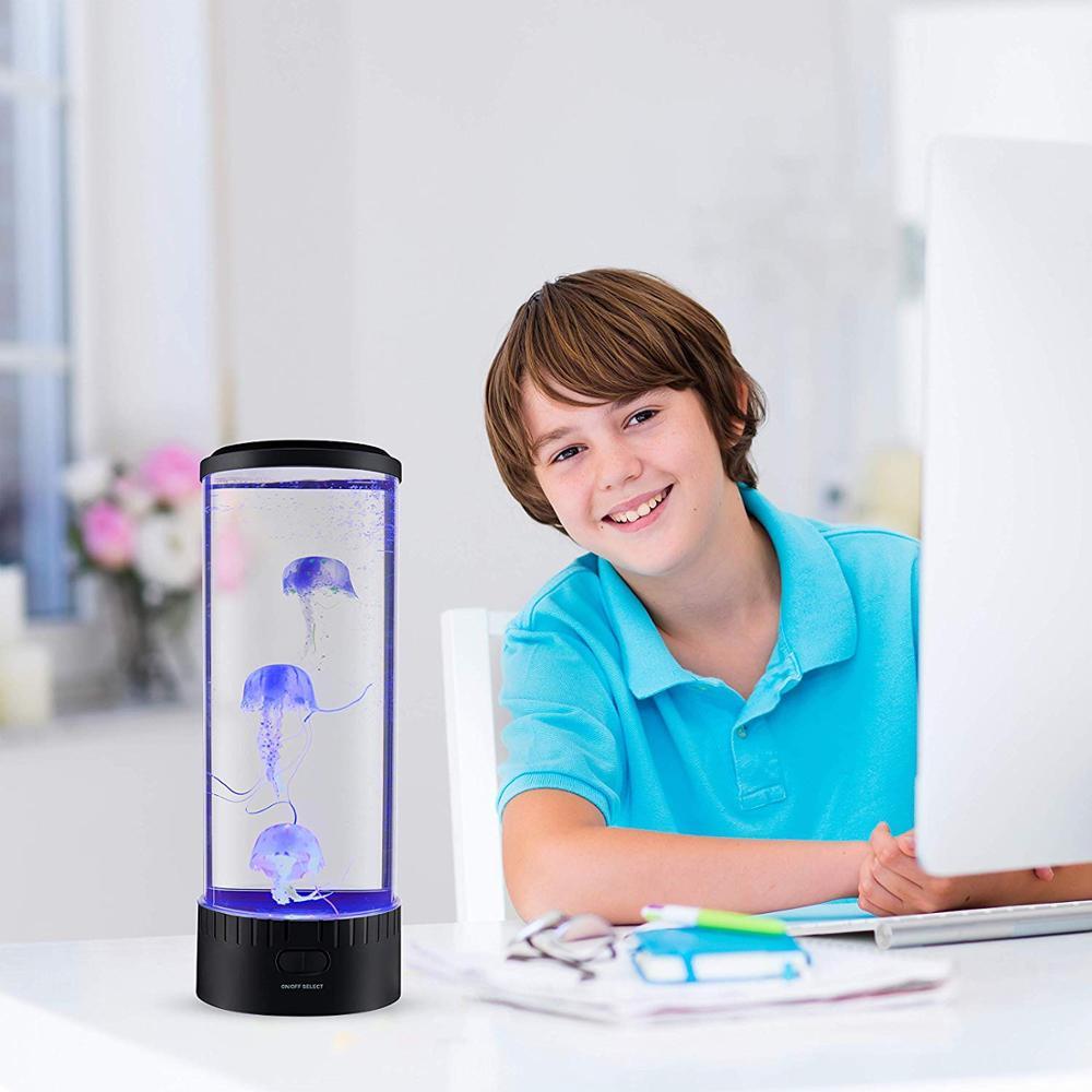 Hypnotic Artificial Jellyfish Lamp & Projector (20 Colors) XL 3 Jelly Fish
