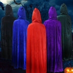 Renaissance Velvet Vampire Cloak (5 Colors) One Size Fits Most black Red Purple Violet Blue Green Best Gift Shoppers